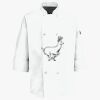 Button Chef Coat with Thermometer Pocket Thumbnail