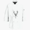 Button Chef Coat with Thermometer Pocket Thumbnail