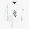 Button Chef Coat with Thermometer Pocket Thumbnail