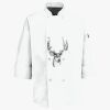 Button Chef Coat with Thermometer Pocket Thumbnail