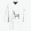 Button Chef Coat with Thermometer Pocket Thumbnail