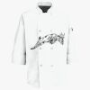 Button Chef Coat with Thermometer Pocket Thumbnail