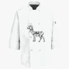Button Chef Coat with Thermometer Pocket Thumbnail