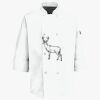 Button Chef Coat with Thermometer Pocket Thumbnail