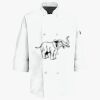 Button Chef Coat with Thermometer Pocket Thumbnail