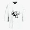 Button Chef Coat with Thermometer Pocket Thumbnail