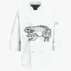 Button Chef Coat with Thermometer Pocket Thumbnail