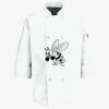 Button Chef Coat with Thermometer Pocket Thumbnail