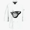 Button Chef Coat with Thermometer Pocket Thumbnail