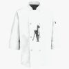 Button Chef Coat with Thermometer Pocket Thumbnail