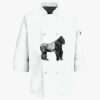 Button Chef Coat with Thermometer Pocket Thumbnail