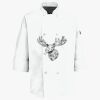Button Chef Coat with Thermometer Pocket Thumbnail