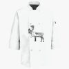 Button Chef Coat with Thermometer Pocket Thumbnail