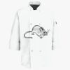Button Chef Coat with Thermometer Pocket Thumbnail