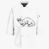 Button Chef Coat with Thermometer Pocket Thumbnail