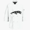 Button Chef Coat with Thermometer Pocket Thumbnail