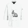 Button Chef Coat with Thermometer Pocket Thumbnail