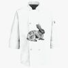 Button Chef Coat with Thermometer Pocket Thumbnail