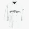 Button Chef Coat with Thermometer Pocket Thumbnail