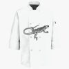 Button Chef Coat with Thermometer Pocket Thumbnail