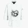 Button Chef Coat with Thermometer Pocket Thumbnail
