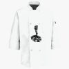 Button Chef Coat with Thermometer Pocket Thumbnail