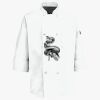 Button Chef Coat with Thermometer Pocket Thumbnail