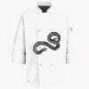 Button Chef Coat with Thermometer Pocket Thumbnail