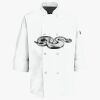 Button Chef Coat with Thermometer Pocket Thumbnail