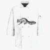 Button Chef Coat with Thermometer Pocket Thumbnail