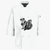 Button Chef Coat with Thermometer Pocket Thumbnail