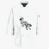Button Chef Coat with Thermometer Pocket Thumbnail