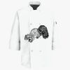 Button Chef Coat with Thermometer Pocket Thumbnail