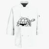 Button Chef Coat with Thermometer Pocket Thumbnail