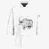 Button Chef Coat with Thermometer Pocket Thumbnail