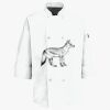 Button Chef Coat with Thermometer Pocket Thumbnail