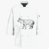 Button Chef Coat with Thermometer Pocket Thumbnail