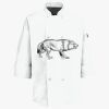 Button Chef Coat with Thermometer Pocket Thumbnail