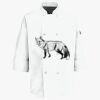 Button Chef Coat with Thermometer Pocket Thumbnail