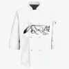 Button Chef Coat with Thermometer Pocket Thumbnail