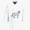 Button Chef Coat with Thermometer Pocket Thumbnail
