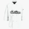 Button Chef Coat with Thermometer Pocket Thumbnail