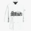 Button Chef Coat with Thermometer Pocket Thumbnail