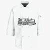 Button Chef Coat with Thermometer Pocket Thumbnail