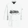 Button Chef Coat with Thermometer Pocket Thumbnail