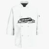 Button Chef Coat with Thermometer Pocket Thumbnail