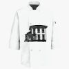 Button Chef Coat with Thermometer Pocket Thumbnail