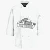 Button Chef Coat with Thermometer Pocket Thumbnail