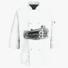 Button Chef Coat with Thermometer Pocket Thumbnail