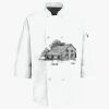 Button Chef Coat with Thermometer Pocket Thumbnail